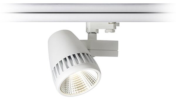 // Svítidlo CIGY pro tříokr. lištu bílá 230V COB LED 50W 30° 3000K - RED - DESIGN RENDL