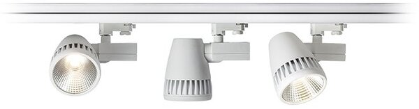 // Svítidlo CIGY pro tříokr. lištu bílá 230V COB LED 50W 30° 3000K - RED - DESIGN RENDL