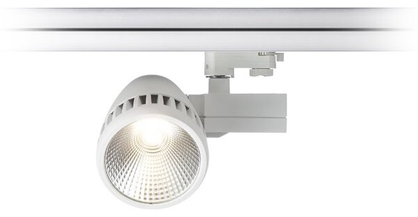 // Svítidlo CIGY pro tříokr. lištu bílá 230V COB LED 50W 30° 3000K - RED - DESIGN RENDL