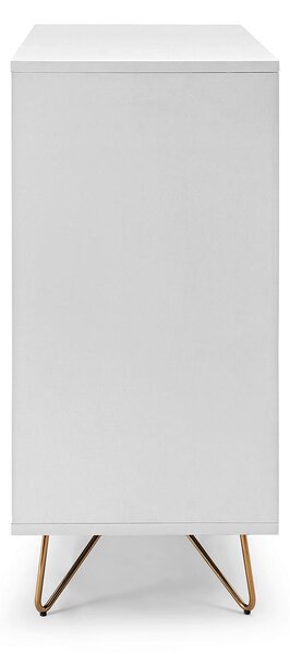 KOMODA, bílá, 90/90/40 cm Livetastic - Šuplíkové komody, Online Only