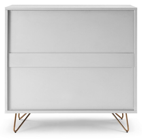 KOMODA, bílá, 90/90/40 cm Livetastic - Šuplíkové komody, Online Only