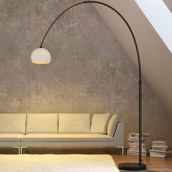 IRIDIS oblouková stojanová základna černá 230V E27 23W - RED - DESIGN RENDL