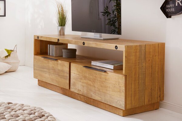 Designový TV stolek dřevěný/masivní: Aiglentina Invicta Interior