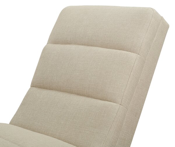 RELAXAČNÍ VÁLENDA, textil, barvy chromu, béžová Livetastic - Relaxační křesla, Online Only