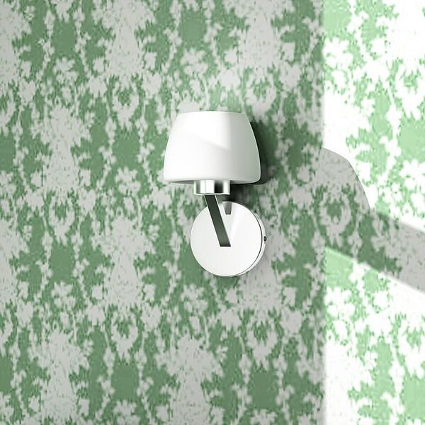 MARIA nástěnná opálové sklo/chrom 230V E27 28W - RED - DESIGN RENDL