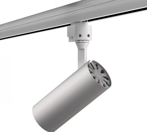 TRAX pro tříokr. lištu stříbrnošedá/bílá 230V/400mA LED 15W 38° 3000K - RED - DESIGN RENDL