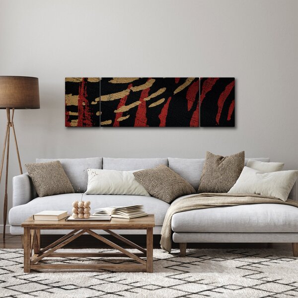 Obraz abstrakce (170x50 cm)