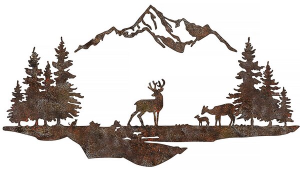 OBRAZ NA KOVU, 38/70 cm - Dřevěné obrazy & kovové obrazy, Online Only
