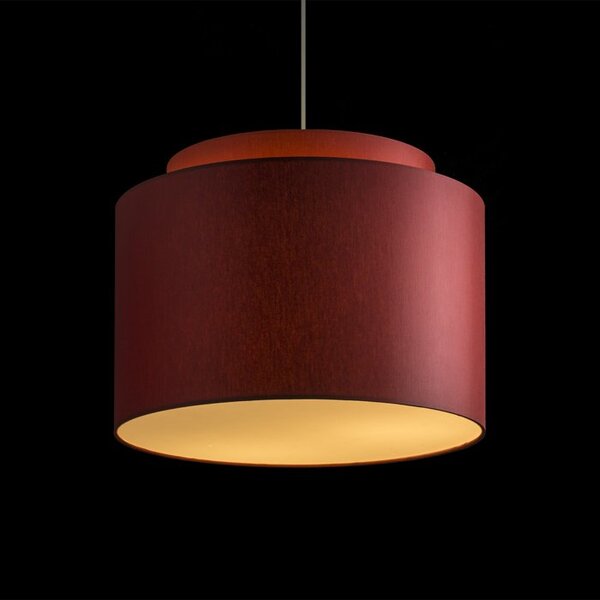 RED R11525 DOUBLE 40/30 stínidlo Chintz terakota max. 23W - RED - DESIGN RENDL