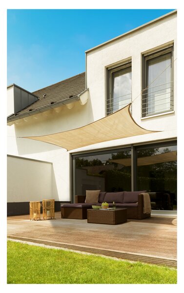 Livarno home Ochranná plachta proti slunci (obdélníková, béžová) (100386383004)