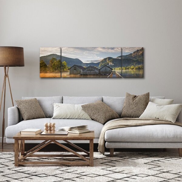Obraz jezera (170x50 cm)