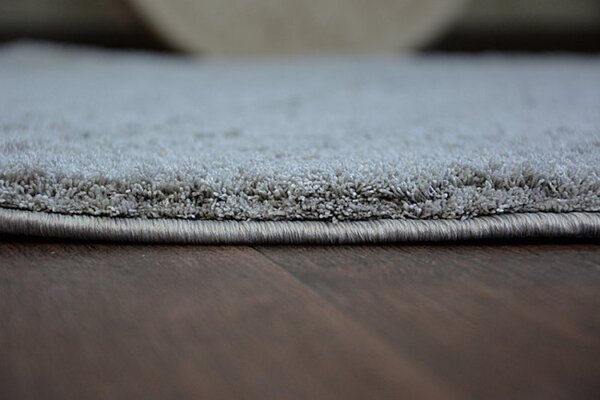 Koberec Micro fiber soft shaggy stříbrný