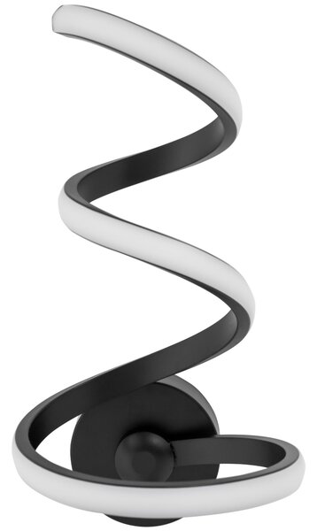 Toolight - LED nástěnná lampa SPRING UP APP829-W, černá matná, OSW-09181