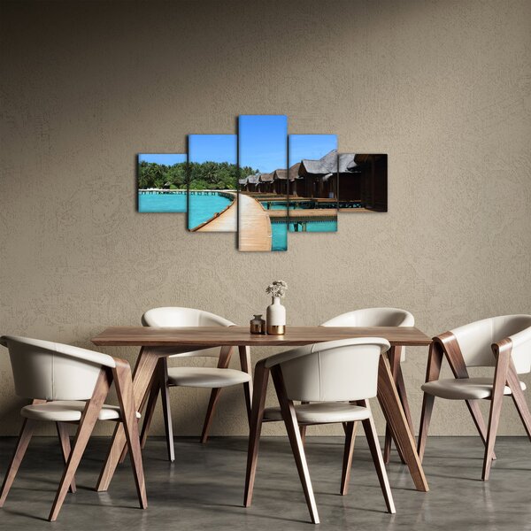 Obraz Maledivy (125x70 cm)