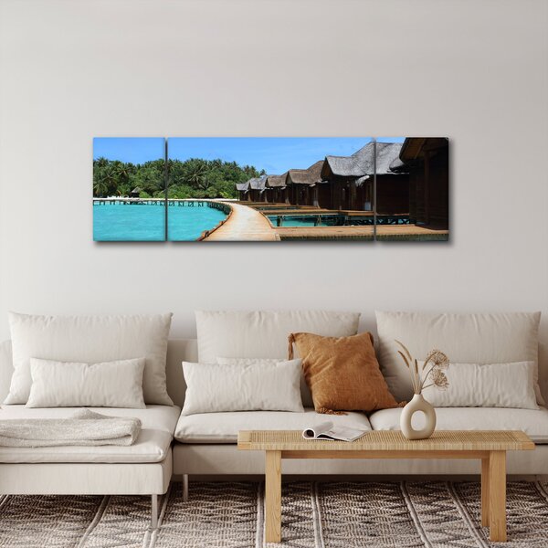 Obraz Maledivy (170x50 cm)