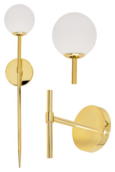 Toolight - Moderní nástěnné svítidlo 52cm APP578-1W 1xG9, zlatá, OSW-08757