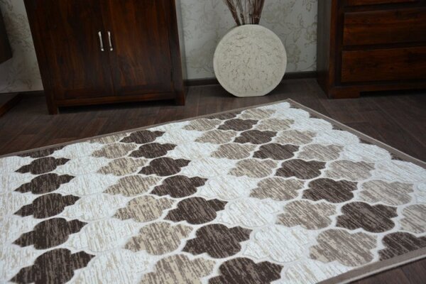Koberec YAZZ 3766 D.Beige/Brown Trellis