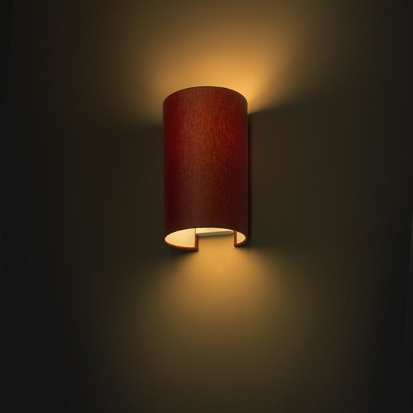 RON W 15/25 nástěnná Chintz terakota 230V E27 28W - RED - DESIGN RENDL