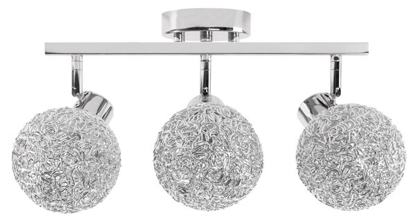 Toolight - Stropní kovová lampa GLAMOUR 3xE27 60W APP672-3C, chromová, OSW-05642