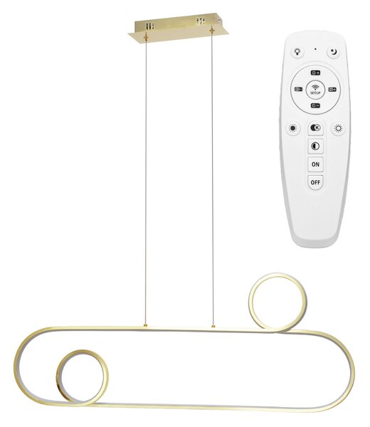 Toolight - LED závěsné svítidlo APP809-CP GOLD, zlatá, OSW-09850