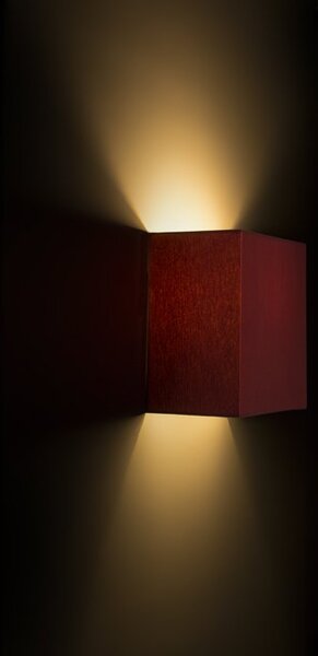 LOPE W 25/14 nástěnná Chintz terakota 230V E27 28W - RED - DESIGN RENDL