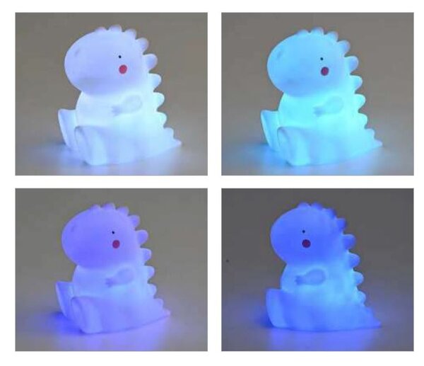 ACA Lighting LED dětské svítidlo Dino, 3xLR44, IP20