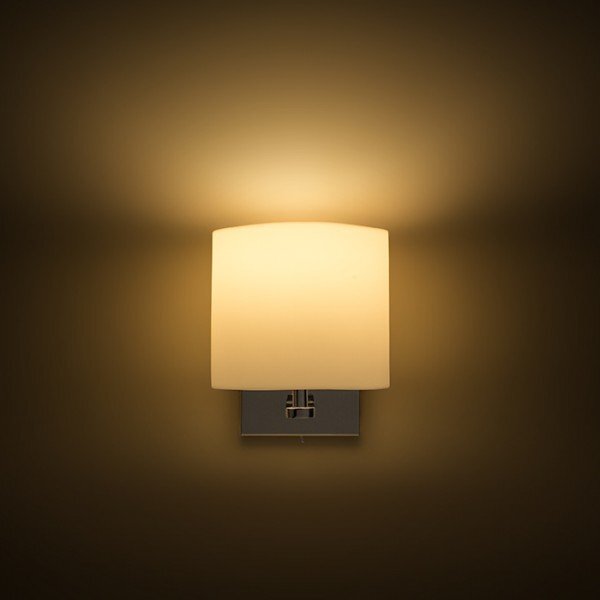 PENTHOUSE nástěnná bílé PVC chrom 230V E27 42W - RED - DESIGN RENDL