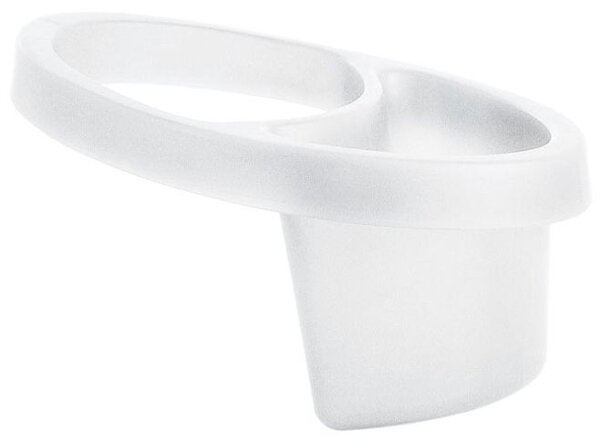 Rám na uchycení sáčku s oddělenou částí pro třídění Caimi Brevetti Hi-Tech 29 cm, bílý