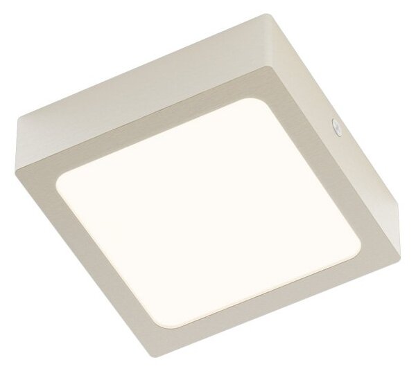 SLENDER SLIM SQ 9 přisazená matný nikl 230V LED 8W 3000K - RED - DESIGN RENDL