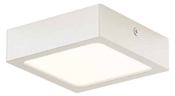 SLENDER SLIM SQ 9 přisazená matný nikl 230V LED 8W 3000K - RED - DESIGN RENDL
