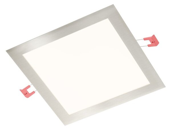 SLENDER SQ 22 zápustná matný nikl 230V LED 18W 3000K - RED - DESIGN RENDL