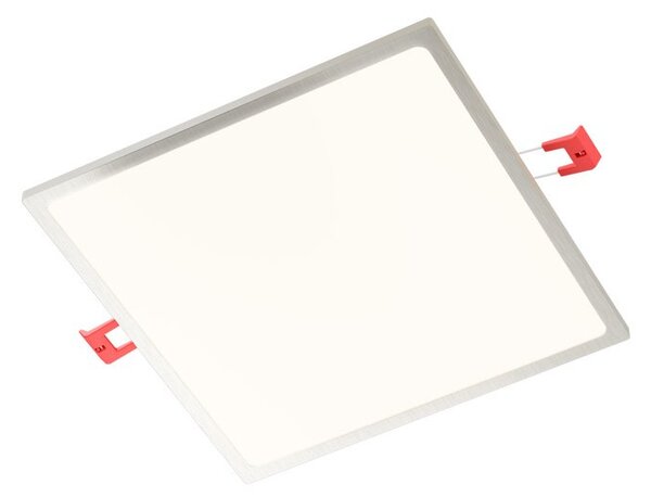 SLENDER SLIM SQ 22 zápustná matný nikl 230V LED 30W 3000K - RED - DESIGN RENDL