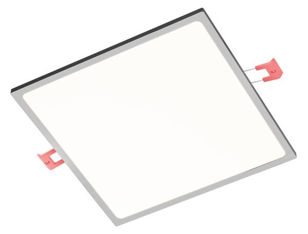SLENDER SLIM SQ 22 zápustná černý chrom 230V LED 30W 3000K - RED - DESIGN RENDL