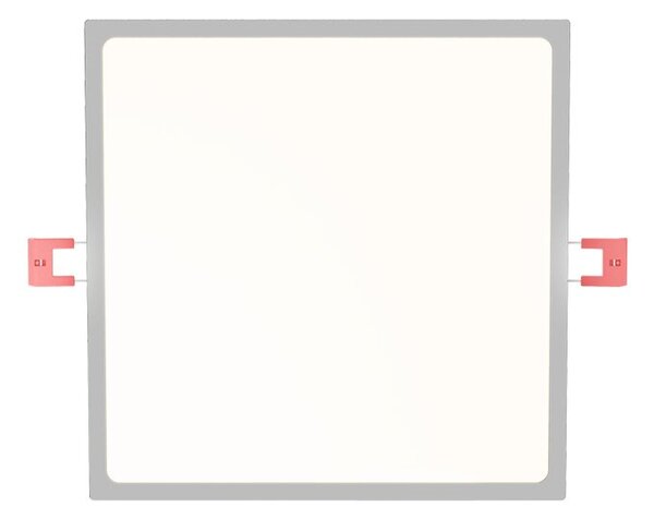SLENDER SLIM SQ 22 zápustná černý chrom 230V LED 30W 3000K - RED - DESIGN RENDL