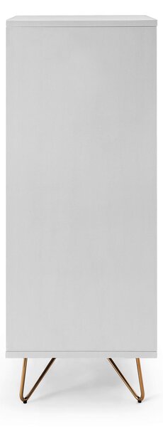 KOMODA, bílá, 45/110/40 cm Livetastic - Šuplíkové komody, Online Only