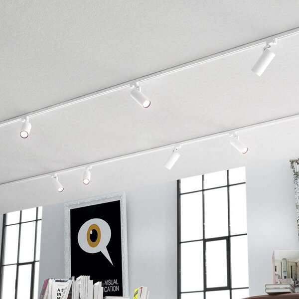 FANGIO pro tříokr. lištu bílá 230V LED 25W 36° 3000K - RED - DESIGN RENDL