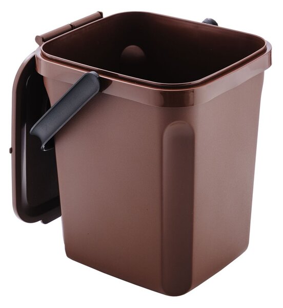 Denox Organic odpadkový koš na bioodpad 10 l, hnědý