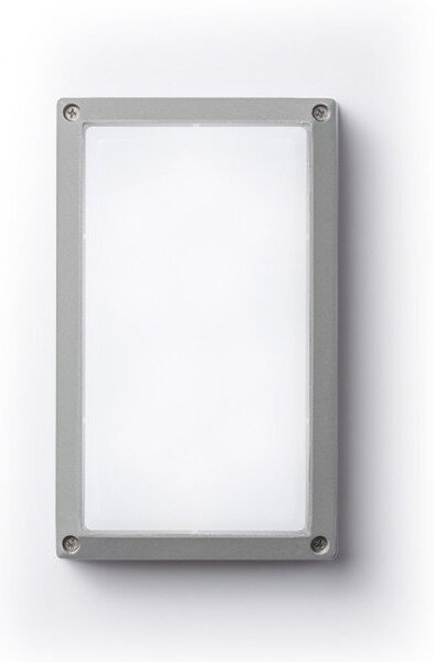 RED R12011 ASPEN přisazená stříbrnošedá 230V LED 5W IP54 3000K - RED - DESIGN RENDL