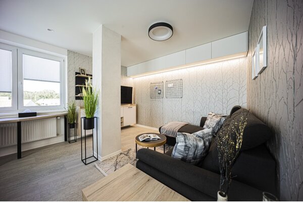 Led2 Stropní LED svítidlo BELLA ø 48 cm, černá Stmívání, řízení: 3000K/4000K ON/OFF (bez stmívání)