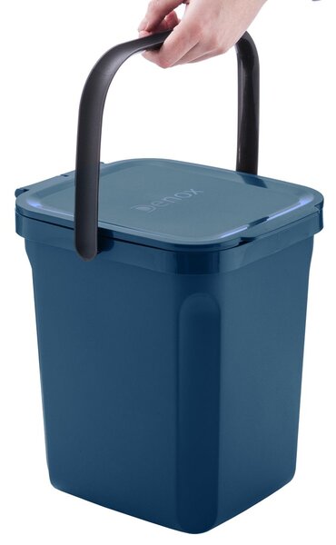 Denox Organic odpadkový koš na bioodpad 10 l, modrý