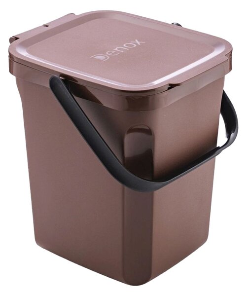 Denox Organic odpadkový koš na bioodpad 10 l, hnědý