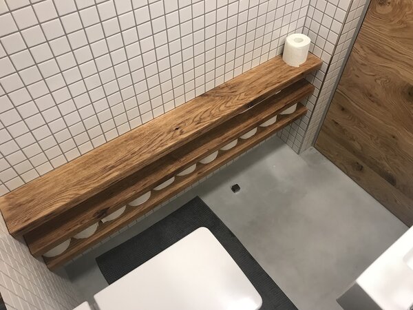 KULHÁNEK Police s rovnou hranou Délka: 90 cm, Šířka: 15 cm