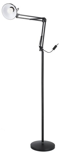 Stojací lampa 1xE27/40W/230V černá