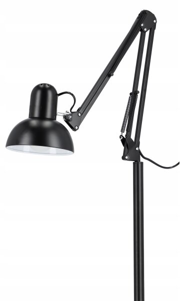 Stojací lampa 1xE27/40W/230V černá