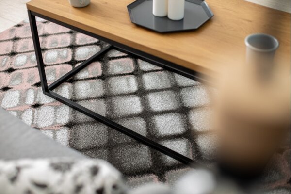 Koberec INTERO REFLEX 3D Kratka růžový