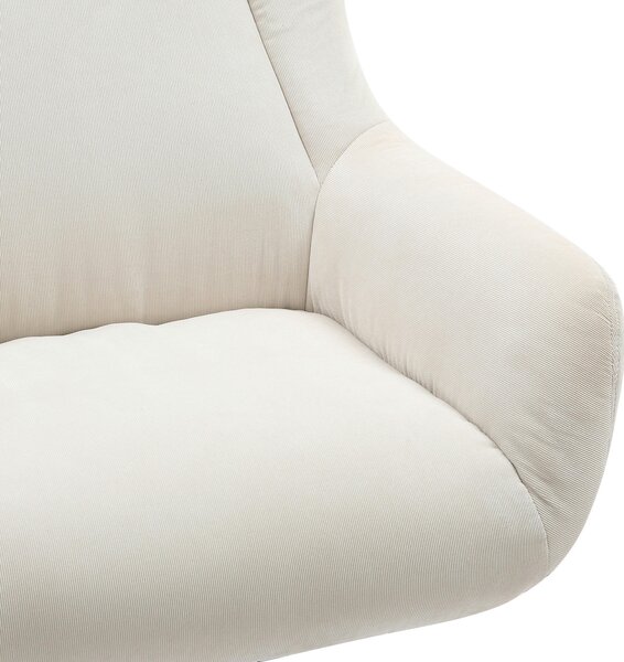 KŘESLO S PODNOŽKOU, textil, béžová Livetastic - Online Only křesla & taburety, Online Only