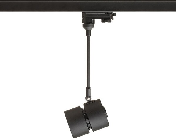 INDY 210 pro tříokr. lištu černá 230V LED 10W 38° 3000K - RED - DESIGN RENDL