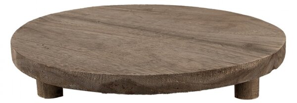 Dekorativní dřevěná stolička na květináč – 33x6 cm