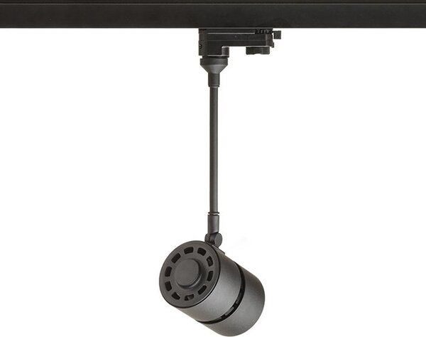 INDY 210 pro tříokr. lištu černá 230V LED 10W 38° 3000K - RED - DESIGN RENDL
