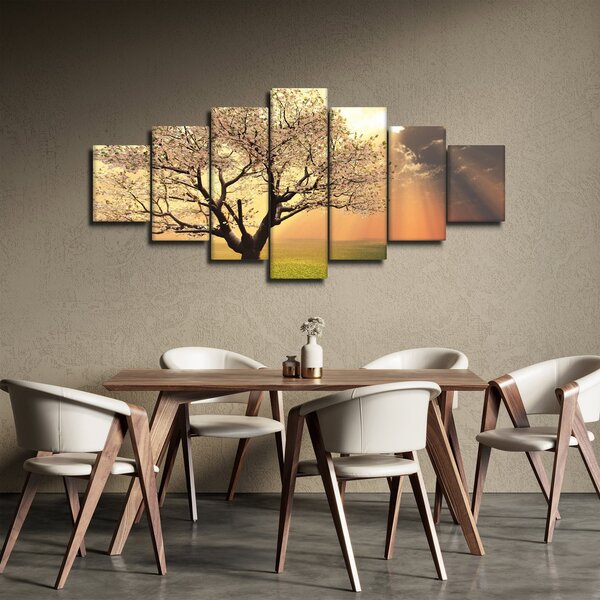 Obraz stromu na louce (210x100 cm)